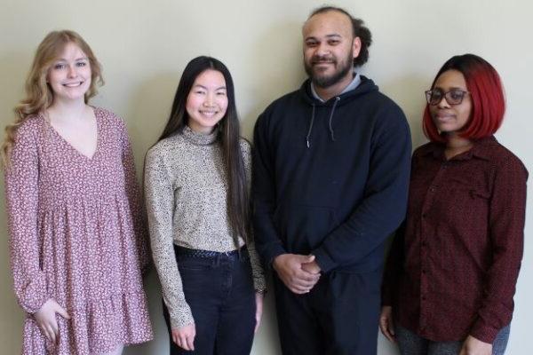 4 students in the BHC Honors Program